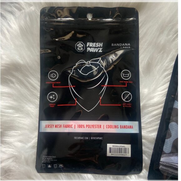 Fresh Pawz Jersey Mesh Cooling‎ Bandana For Pets x3 - Picture 5 of 5